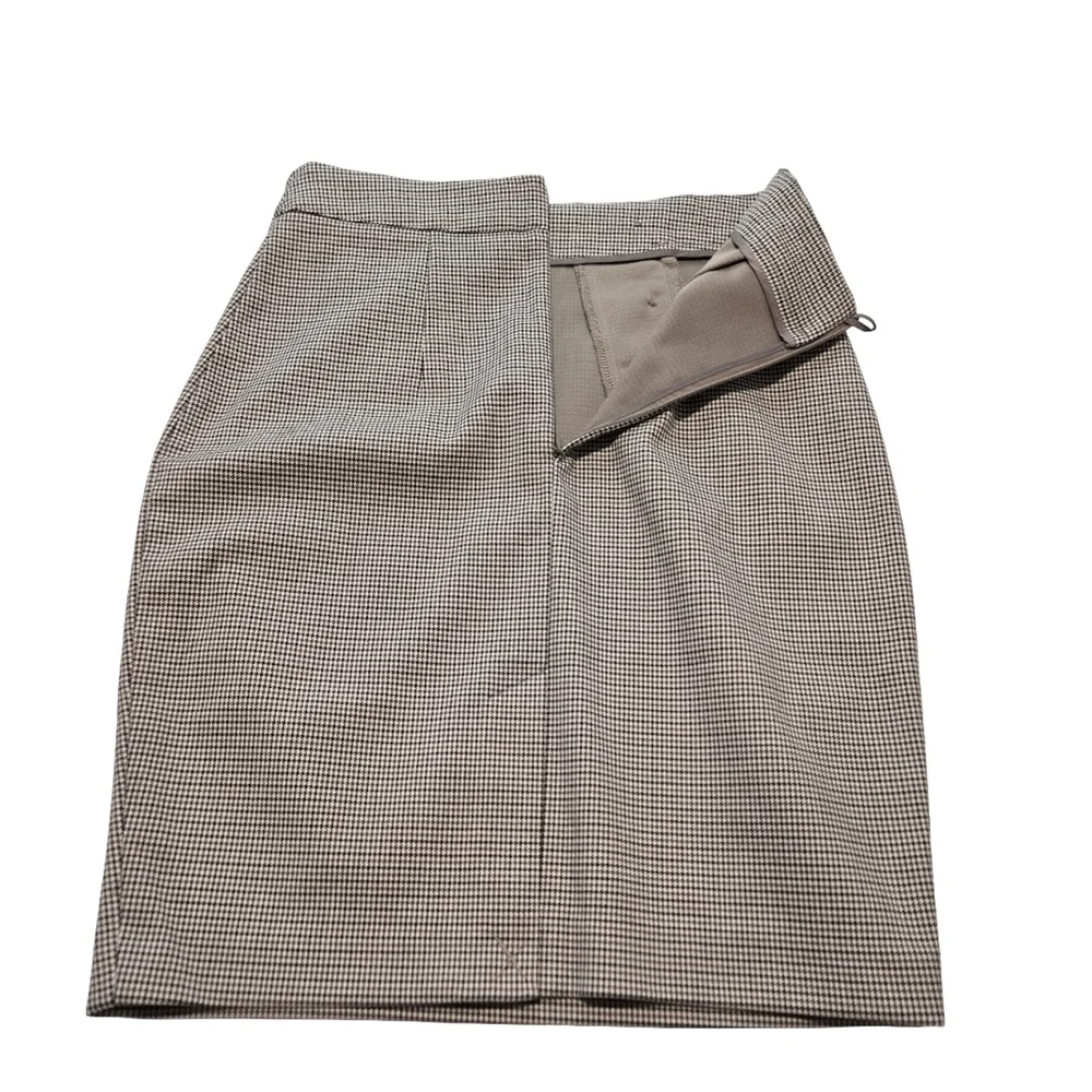 H&M Gray Knee-Length Pencil Skirt Work (New)